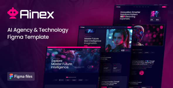 Ainex - AI Agency & Technology Figma Template