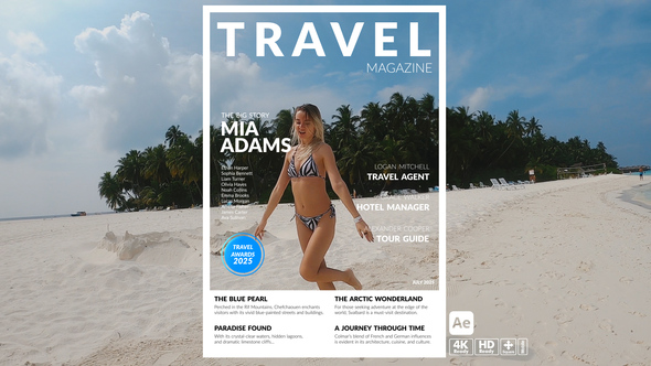Magazine Overlays Elements template preview