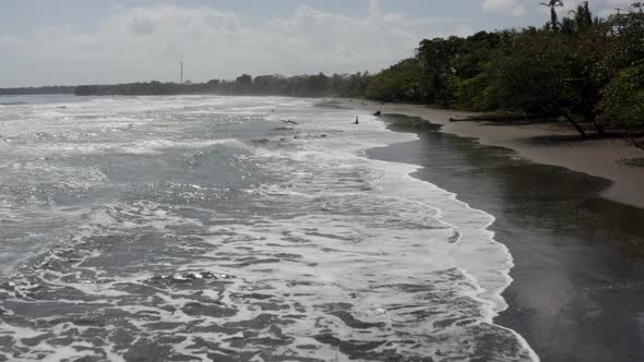 Drone view of Playa Negra, Costa RIca alt