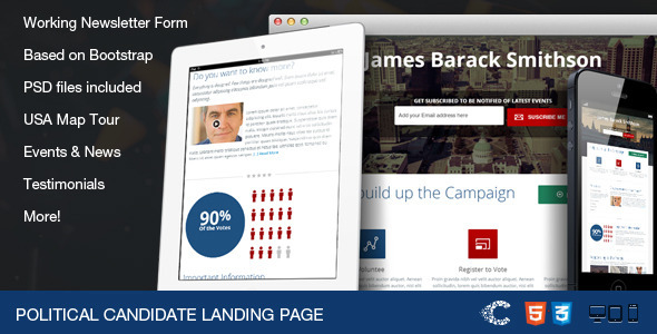Political Candidate - ThemeForest 4774105