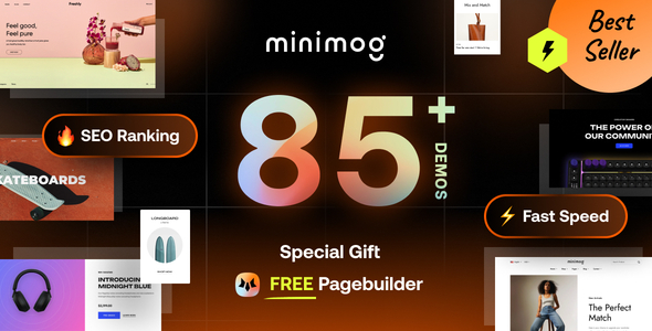 Minimog - Next-gen Multipurpose Shopify theme grade-A