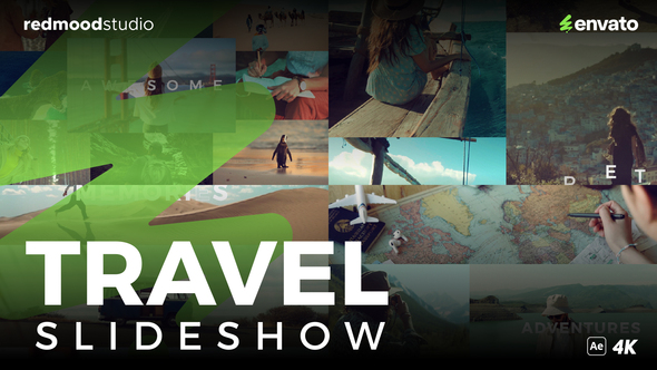 Travel Slideshow Openers template preview
