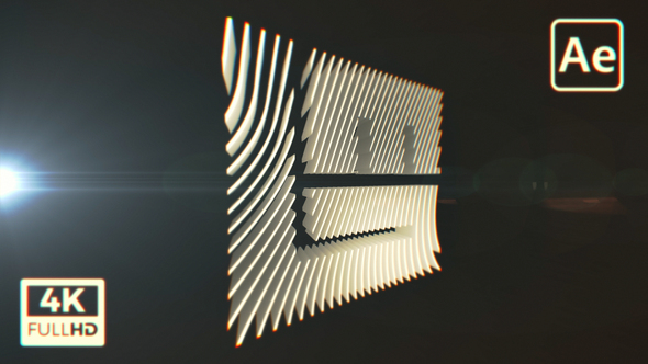 Sliced Logo Opener Logo Stings template preview