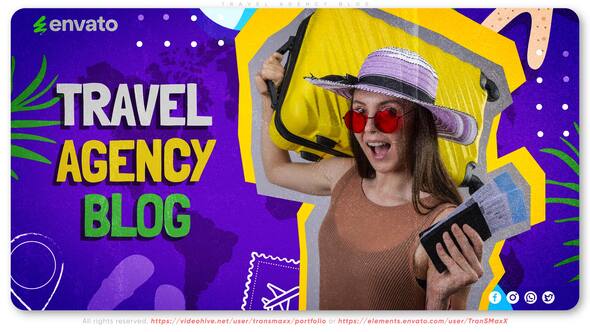 Travel Agency Blog Openers template preview