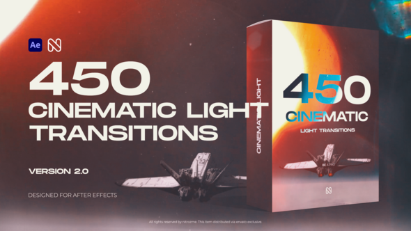 Cinematic Light Transitions Elements template preview