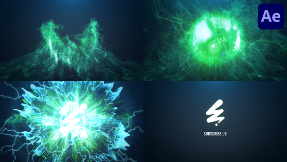 Epic Collapse Logo for After Effects Logo Stings template preview