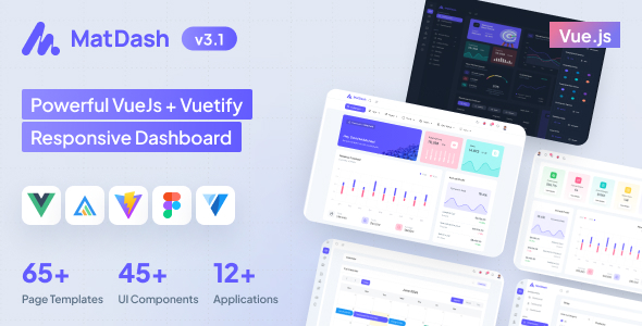 MatDash - Vue.js Admin Dashboard Template