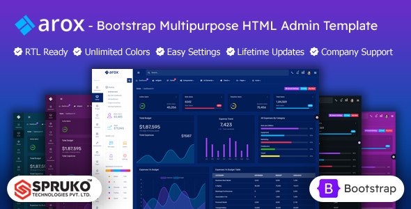 Arox - Bootstrap Admin & Dashboard HTML Template