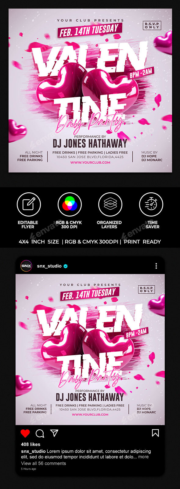 Valentines Day Flyer