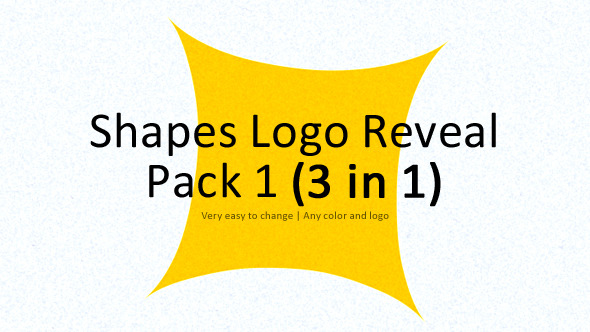 Shapes Logo Reveal Pack 1