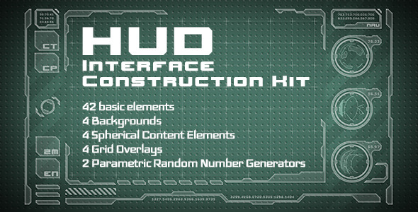 HUD Interface Construction - VideoHive 4795819