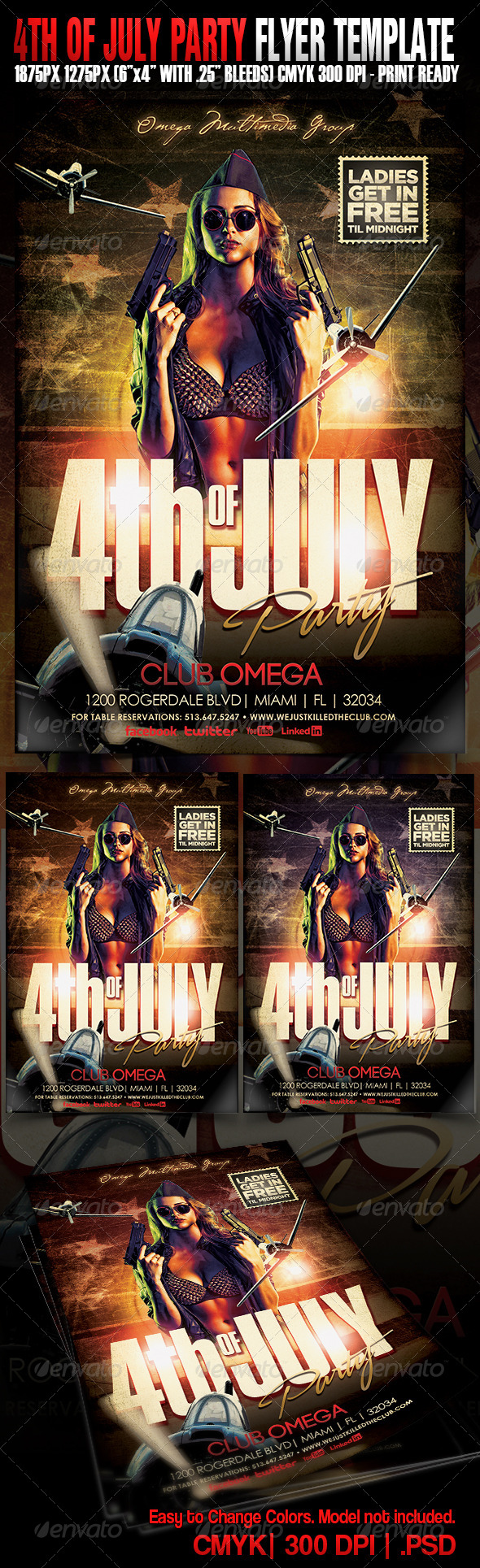 4th of July - Events Flyers