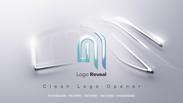 Clean Logo Reveal Logo Stings template preview