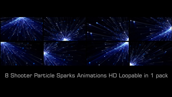 Shooter Particle Spark Rays Pack