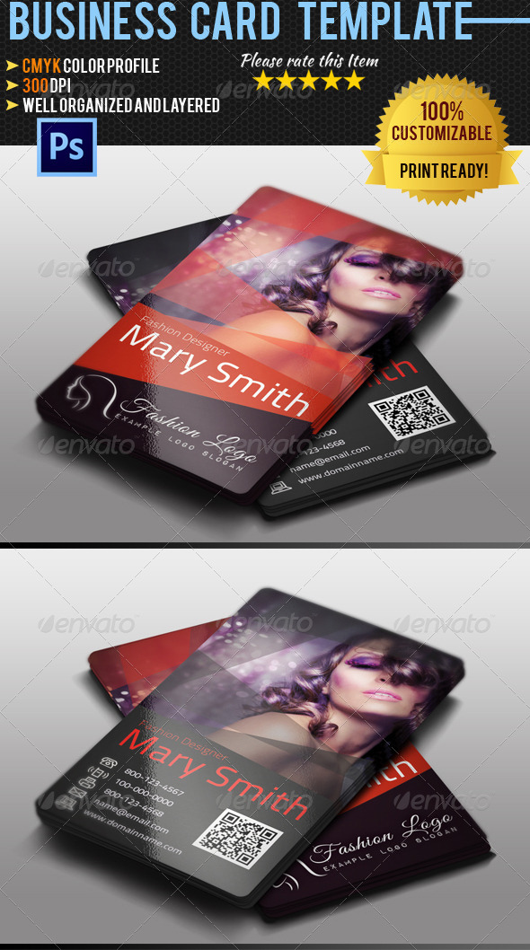Fashion Business Card 06 - Industry Specific Business Cards
