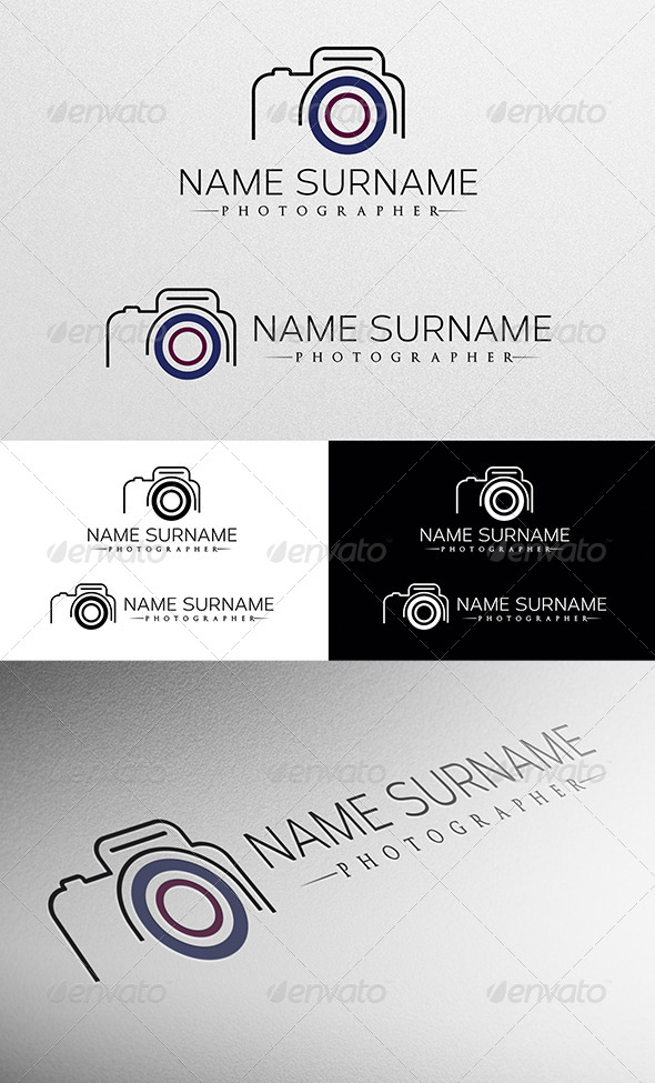 Photographer Logo - Objects Logo Templates