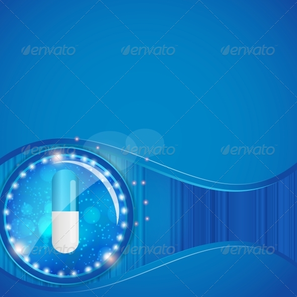 Herbal Pill Environment Background - Health/Medicine Conceptual