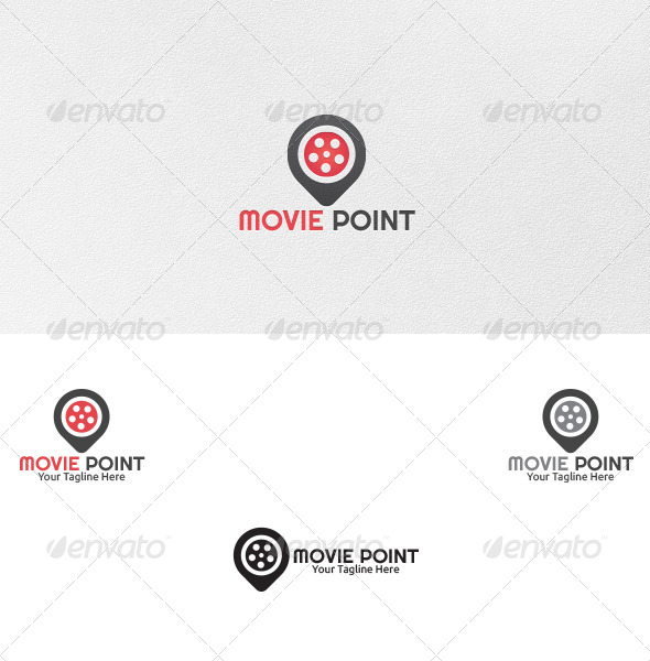 Movie Point - Logo Template - Vector Abstract