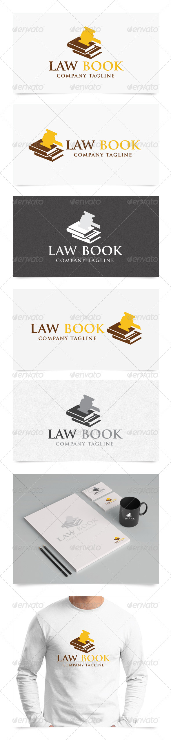 Law Book - Objects Logo Templates
