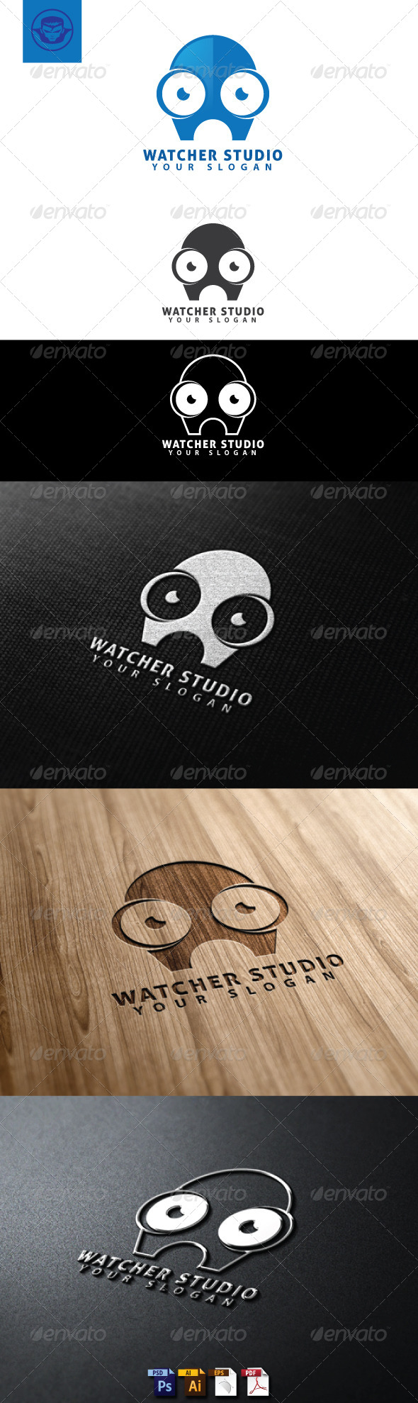 Watcher Studio Logo Template - Humans Logo Templates