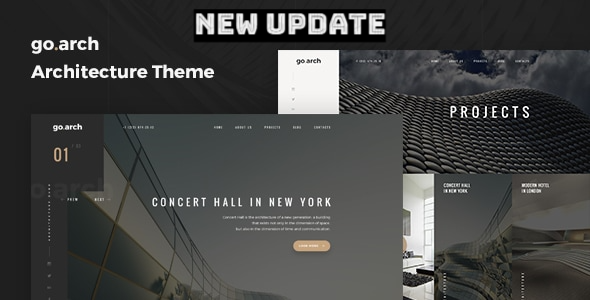 go.arch - Architecture and  Interior WordPress Theme