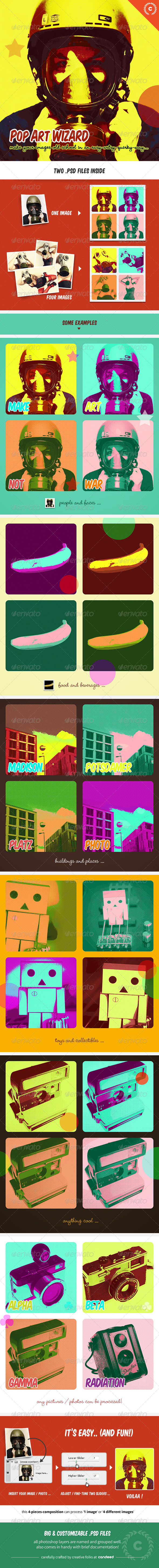 Pop Art Wizard - Stencils Pictures Maker - Artistic Photo Templates