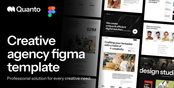 Quanto - Creative Agency Figma Template