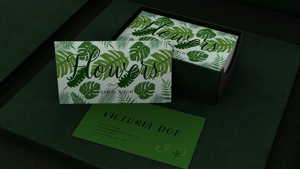 Business Cards Mockup Kit Video Displays template preview