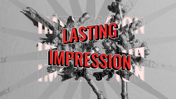 Extruded Colorful Kinetic Typography Titles Titles template preview