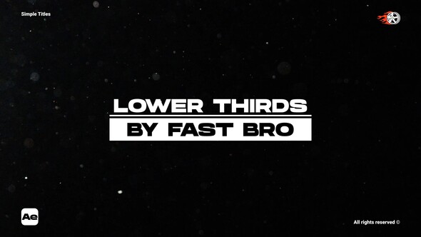 Simple Titles Titles template preview