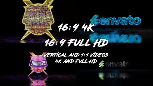 Digital Logo Reveal Logo Stings template preview