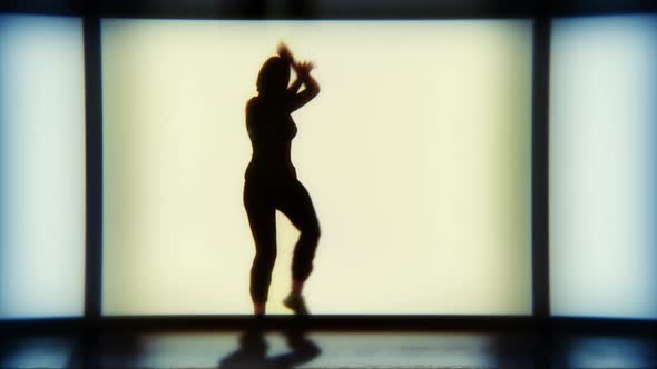 Silhouette Of A Dancing Hip Hop alt