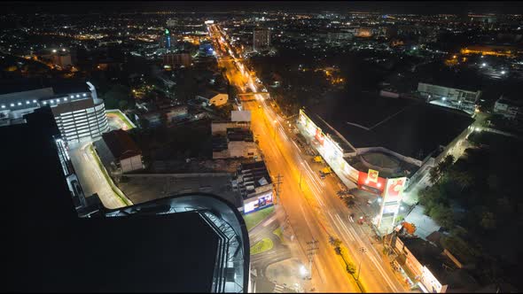Mittraphap Highway in Nakhon Ratchasima city