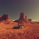 Wrecked Car In The Desert - VideoHive Item for Sale