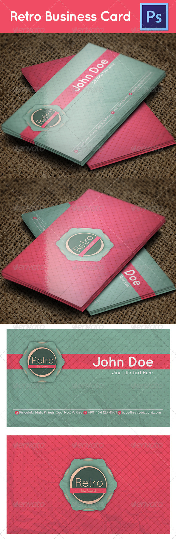 Retro Business Card - Retro/Vintage Business Cards