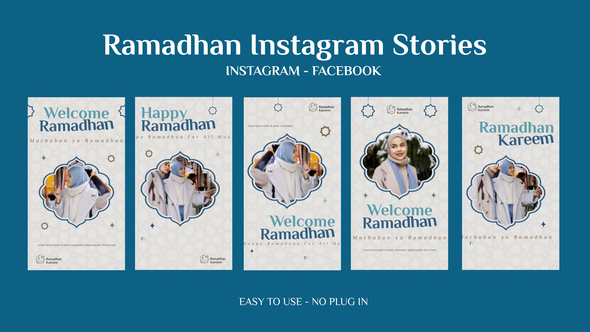 Ramadan Instagram Stories Openers template preview