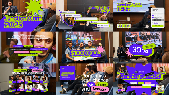 Conference Broadcast broadcast-packages template preview