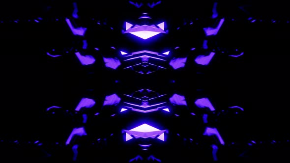 Future Cyberpunk Purple Equalizer Vj Loop Background 4K alt