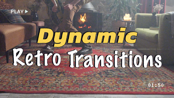 Dynamic Retro Transitions Elements template preview