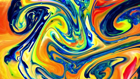 Abstract Colorful Sacral Liquid Waves Texture 571 alt