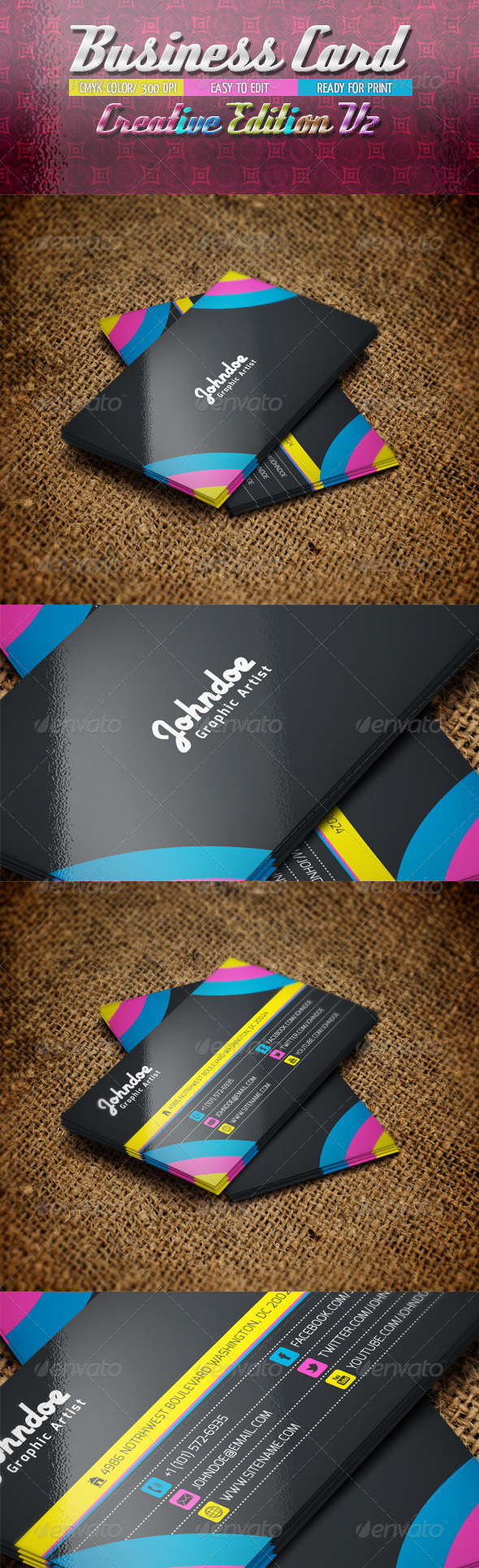 Business Card Creative Edition V2 - Business Cards Print Templates