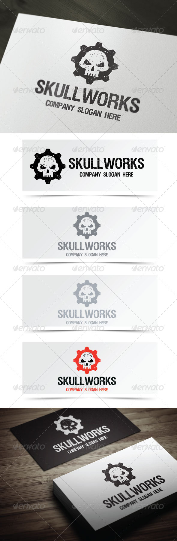 Skull Works - Objects Logo Templates