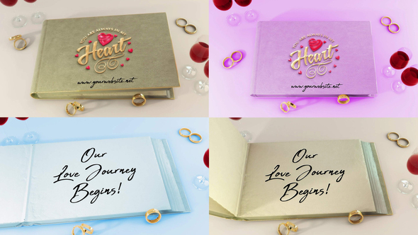 Lovers Journey Logo Unveil Openers template preview