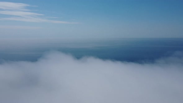 Abstract Aerial Nature Summer Ocean Sunset Sea and Sky Background alt