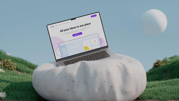 Website Promo Laptop Mockup Product Promo template preview