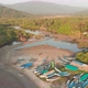 The Beautiful Nature of the State of Goa Near the Palole Beach at Sunset and Fishing Boats - VideoHive Item for Sale