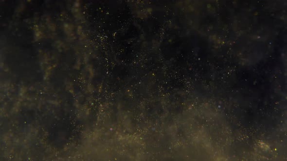 Gold Particles in Motion