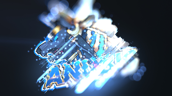 Fast Glitch Logo Reveal Logo Stings template preview