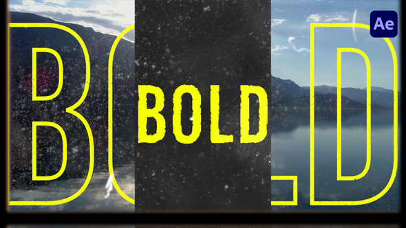 Grungey Fast Promo Message Titles template preview