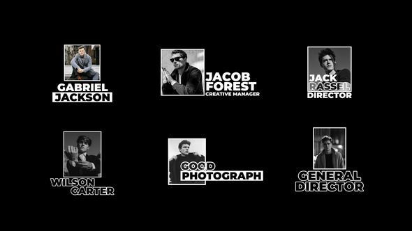 Image Lower Thirds | AE Elements template preview